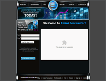 Tablet Screenshot of eminiforecaster.com